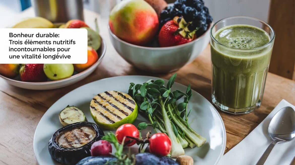 Bonheur durable: trois éléments nutritifs incontournables pour une vitalité longévive