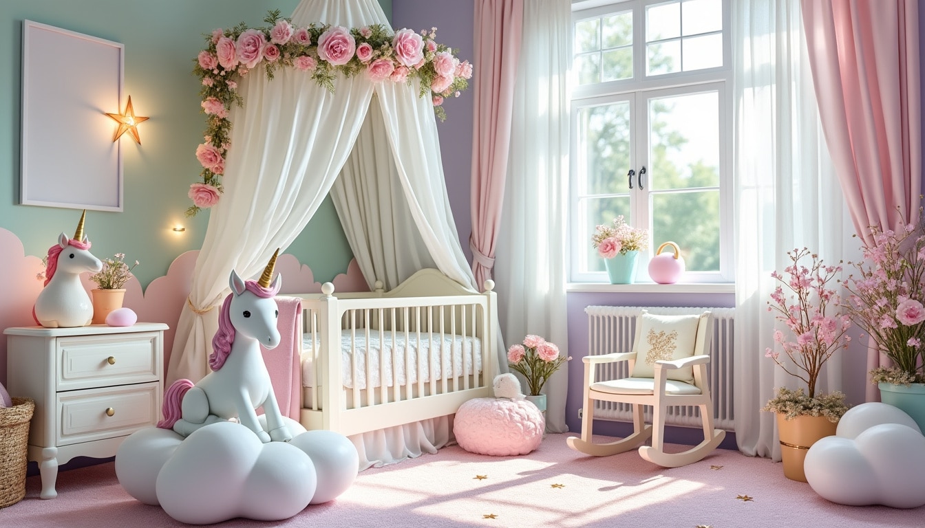 Id&eacute;es cr&eacute;atives pour am&eacute;nager la chambre d&rsquo;une petite fille