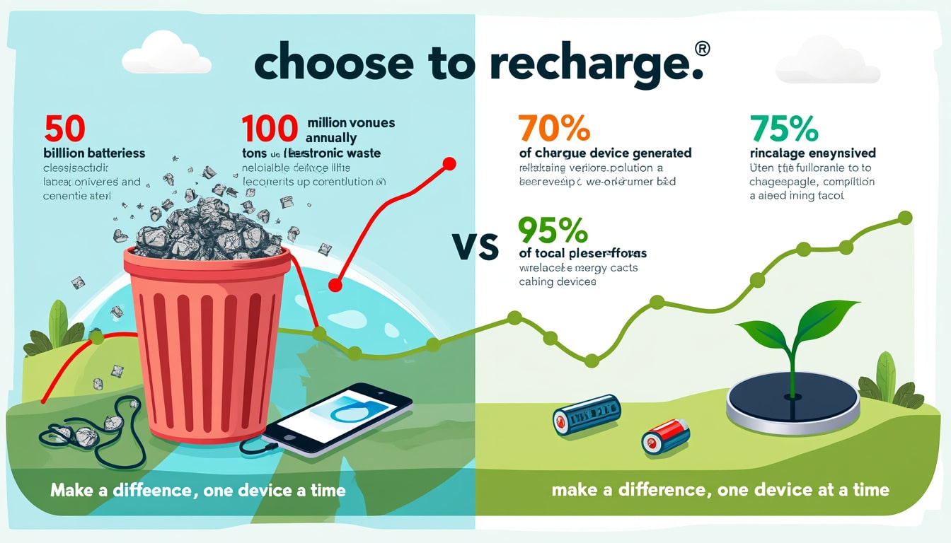 L&rsquo;efficacit&eacute; des dispositifs rechargeables : une solution durable pour notre avenir