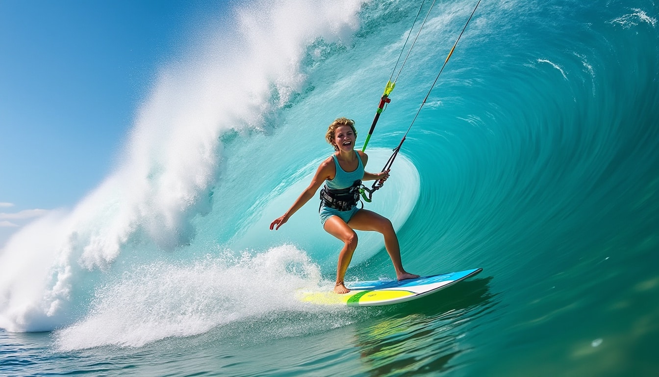 Les &eacute;quipements indispensables pour les kitesurfeuses