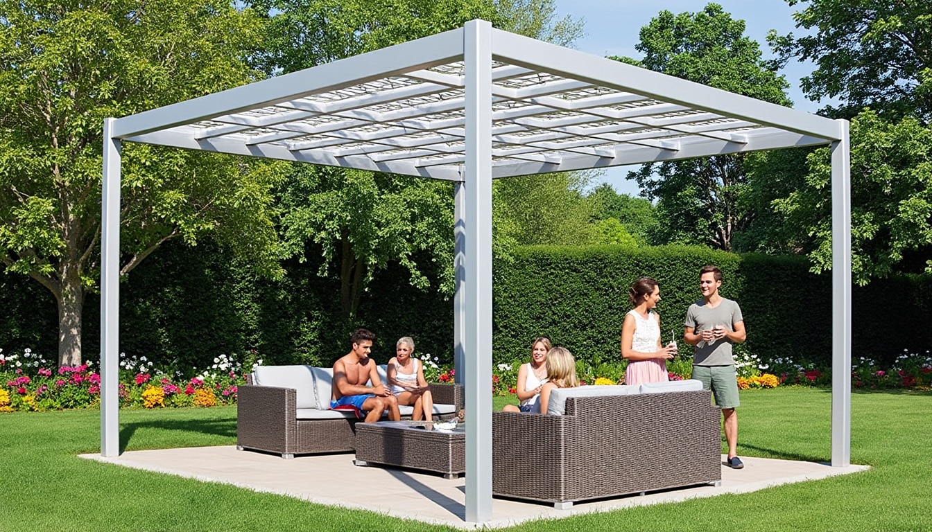 Pourquoi opter pour une pergola bioclimatique en aluminium ?