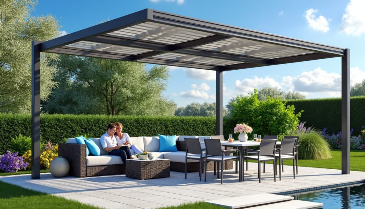 Pourquoi opter pour une pergola bioclimatique en aluminium ?