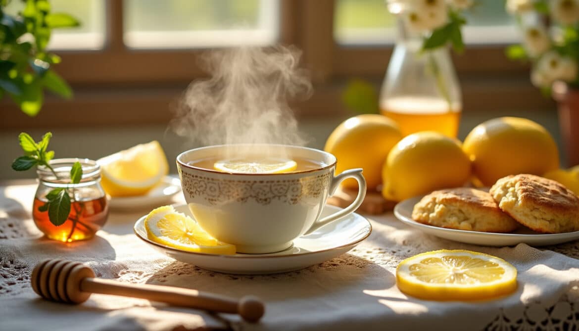 Les bienfaits du thé au citron le matin