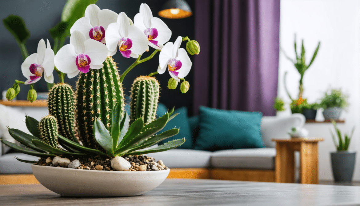 Mi-cactus mi-orchidée, cette plante originale à souhait égaye la maison