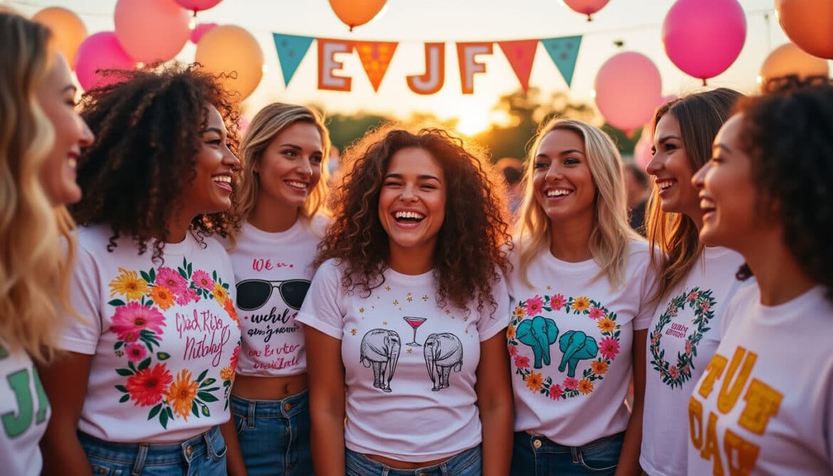 Des t-shirts personnalisés pour rendre votre EVJF inoubliable