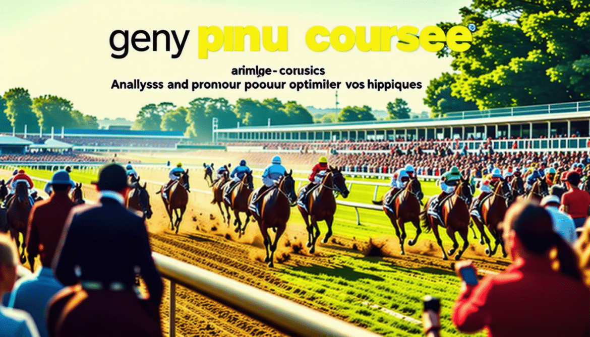 Geny PMU course : analyses et pronostics pour optimiser vos paris hippiques