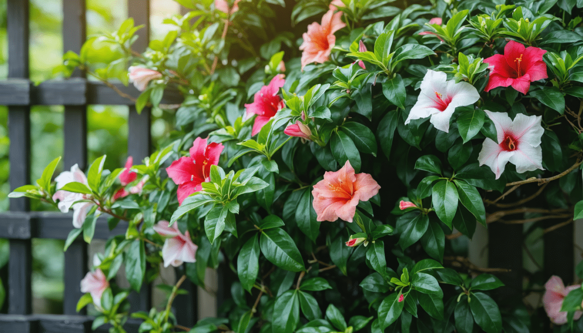 Dipladénia : entretien et conseils pour cultiver cette plante grimpante aux fleurs colorées