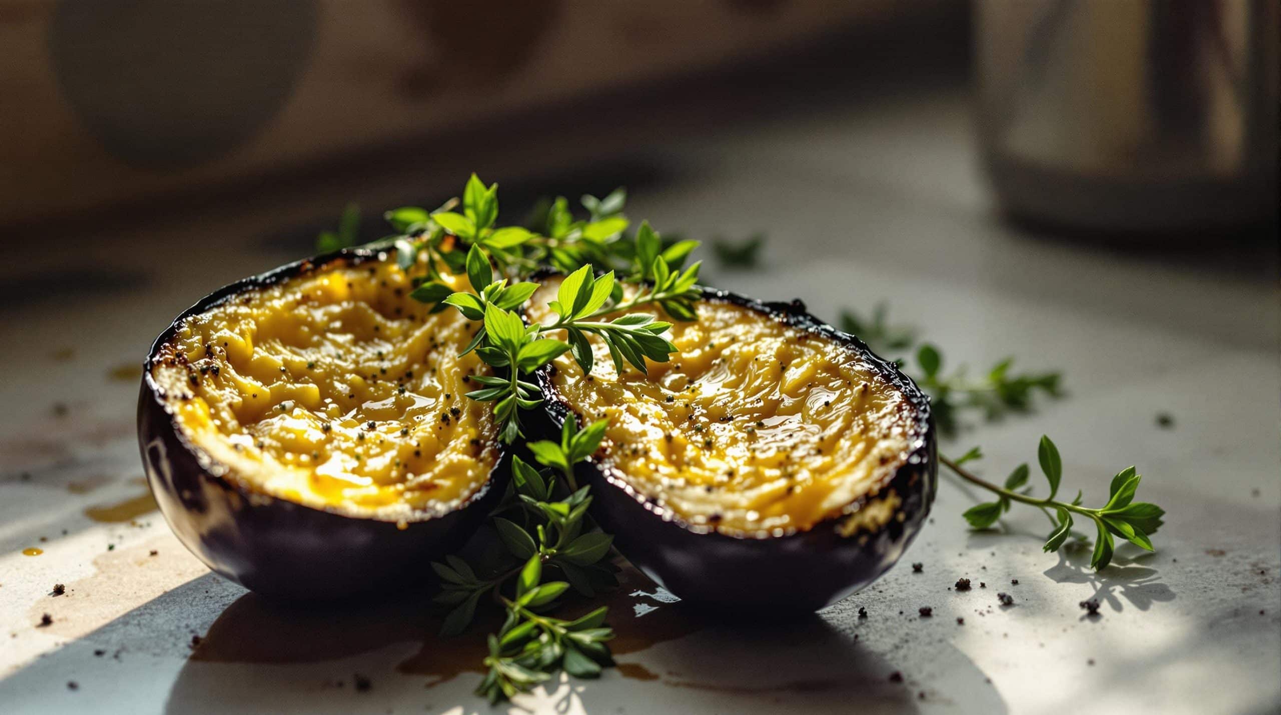 Aubergine au four : cuisson optimale et assaisonnements recommand&eacute;s
