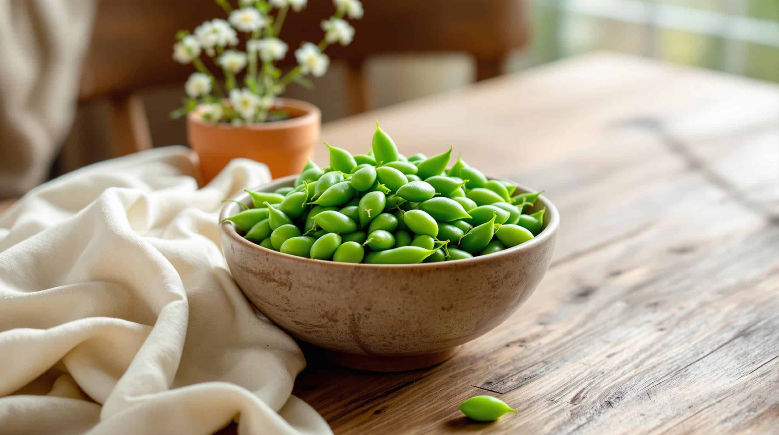 Edamame : source de prot&eacute;ines v&eacute;g&eacute;tales et bienfaits cardiovasculaires