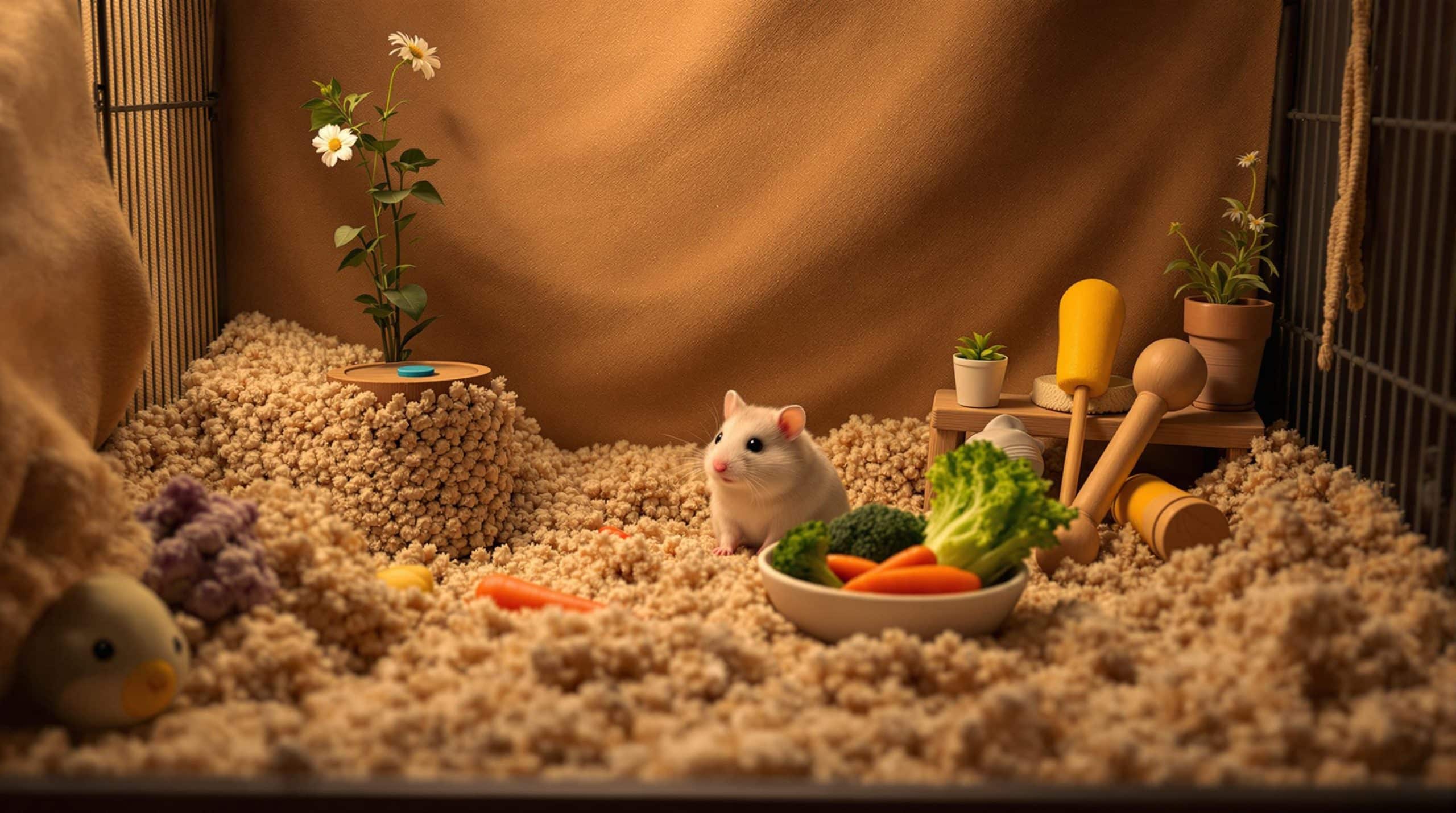 Hamster : conseils pour un entretien adapt&eacute; &agrave; son mode de vie nocturne