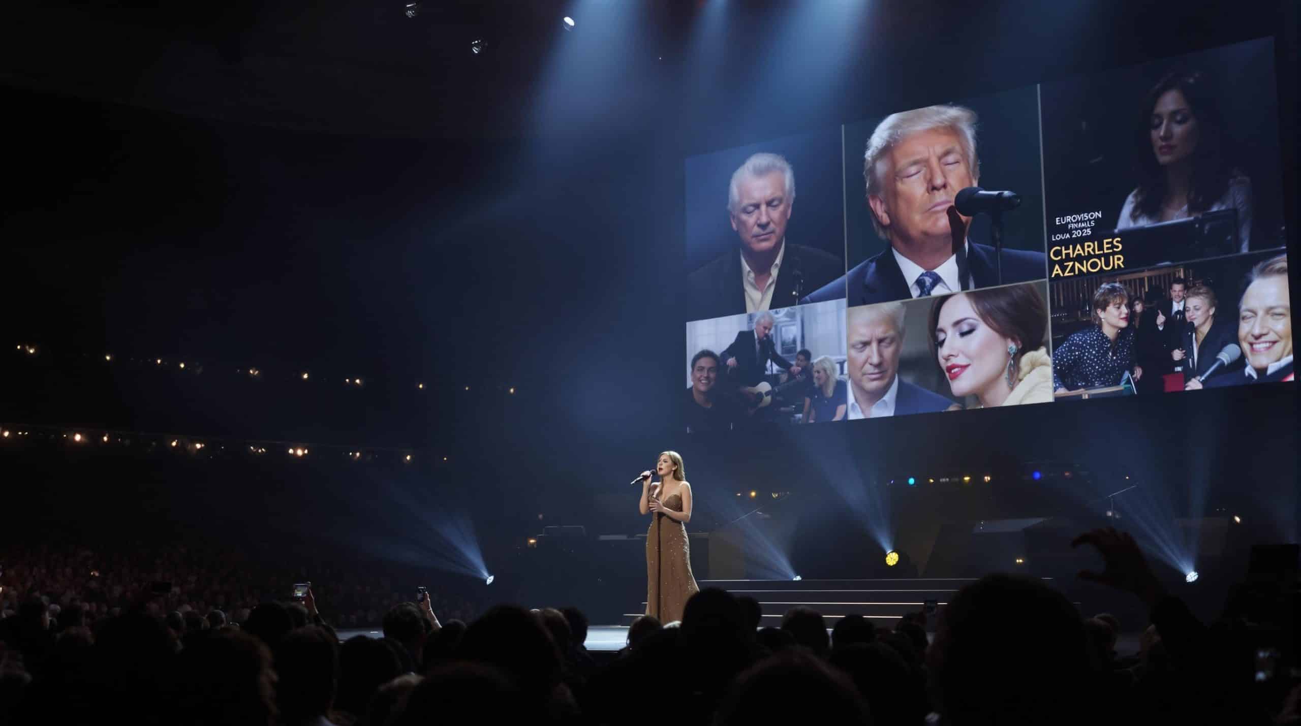 Louane et l&rsquo;Arm&eacute;nie rendent un hommage &eacute;mouvant &agrave; Aznavour lors de l&rsquo;Eurovision 2025