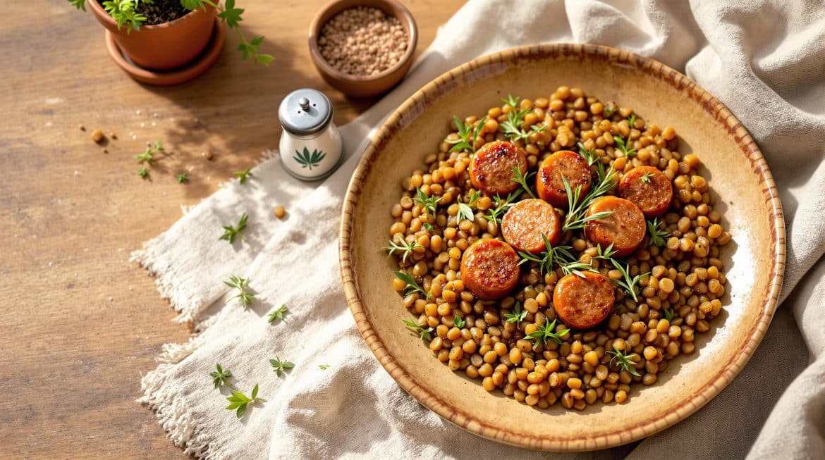 Saucisse lentille : plat réconfortant et astuces de cuisson