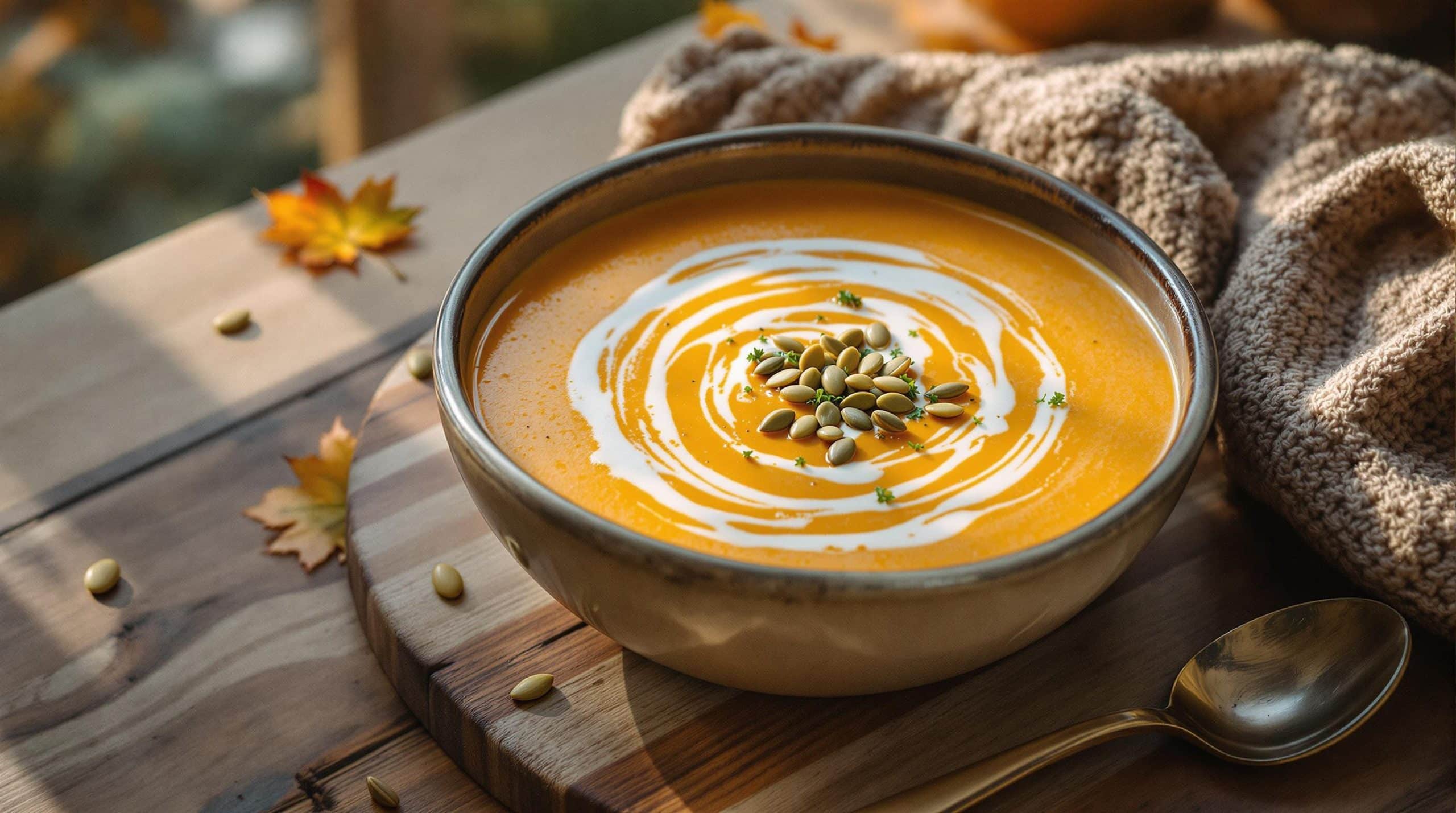 Soupe butternut : velout&eacute; automnal et bienfaits nutritionnels