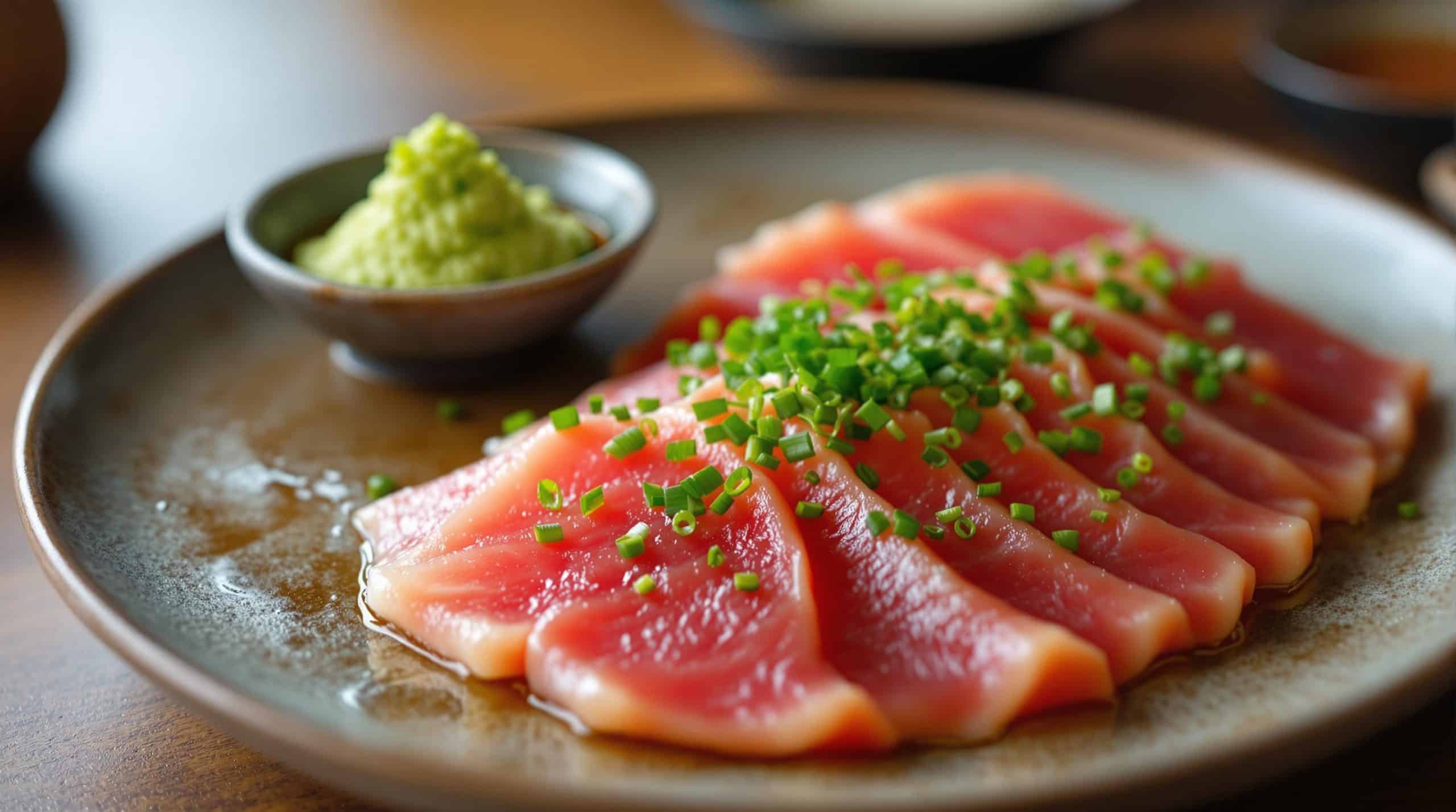 Tataki de thon : technique japonaise et pr&eacute;sentation raffin&eacute;e