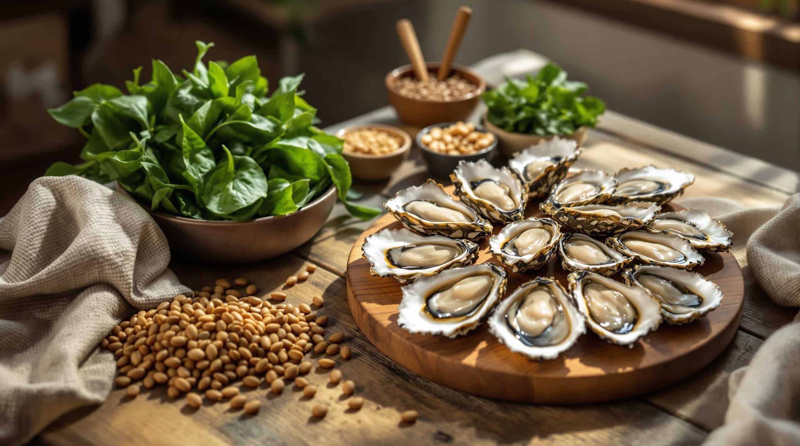 Zinc : oligo-&eacute;l&eacute;ment essentiel et sources alimentaires