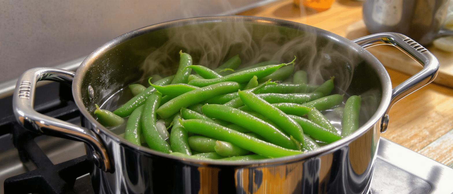 Cuisson haricots verts frais : comment pr&eacute;server croquant et couleur