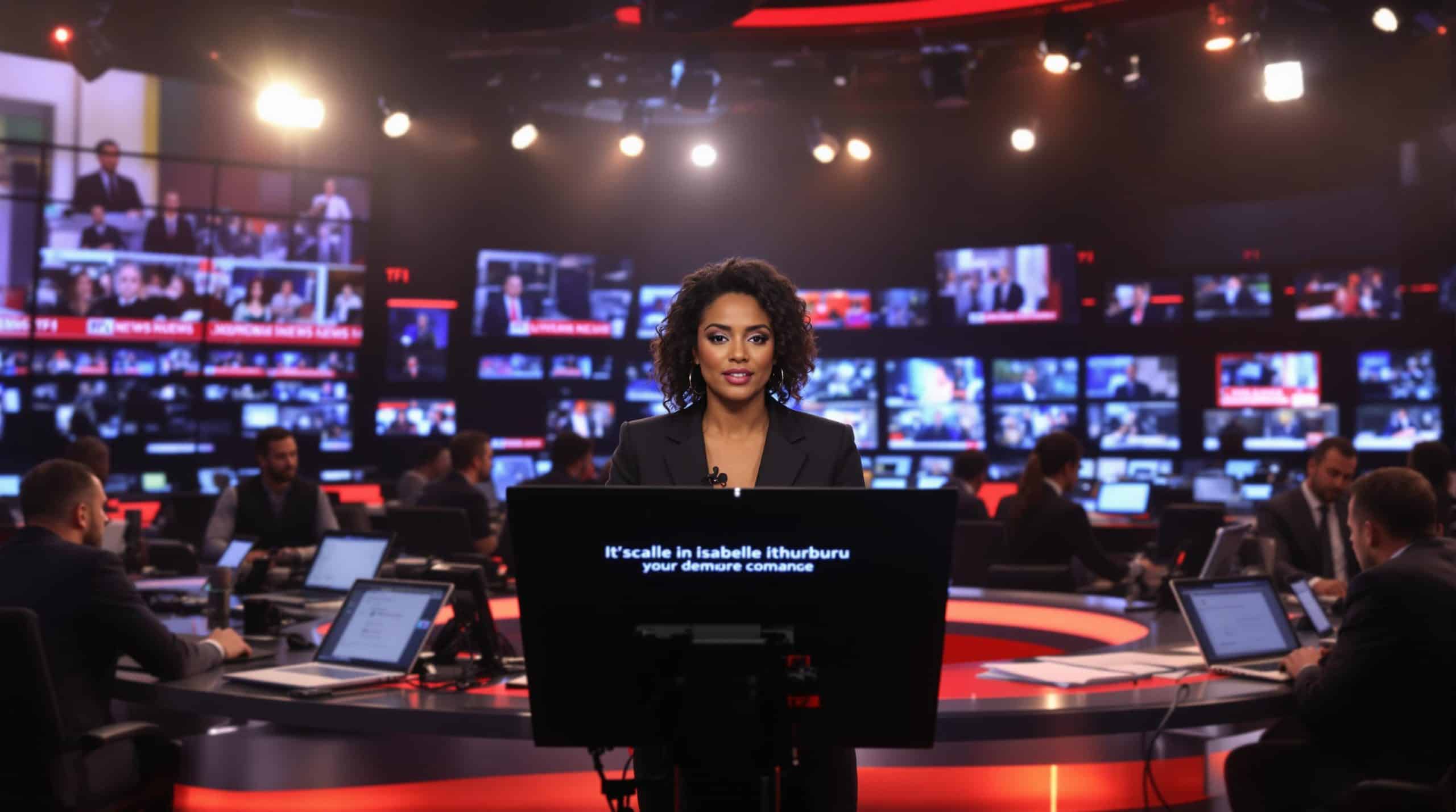 Isabelle Ithurburu, la nouvelle &eacute;toile du JT de 13h de TF1, prise au pi&egrave;ge par sa direction