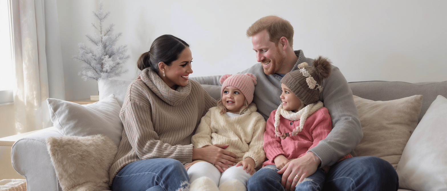 Meghan Markle et Harry partagent des v&oelig;ux de No&euml;l complices : moments attendrissants avec Archie et Lilibet d&eacute;voil&eacute;s