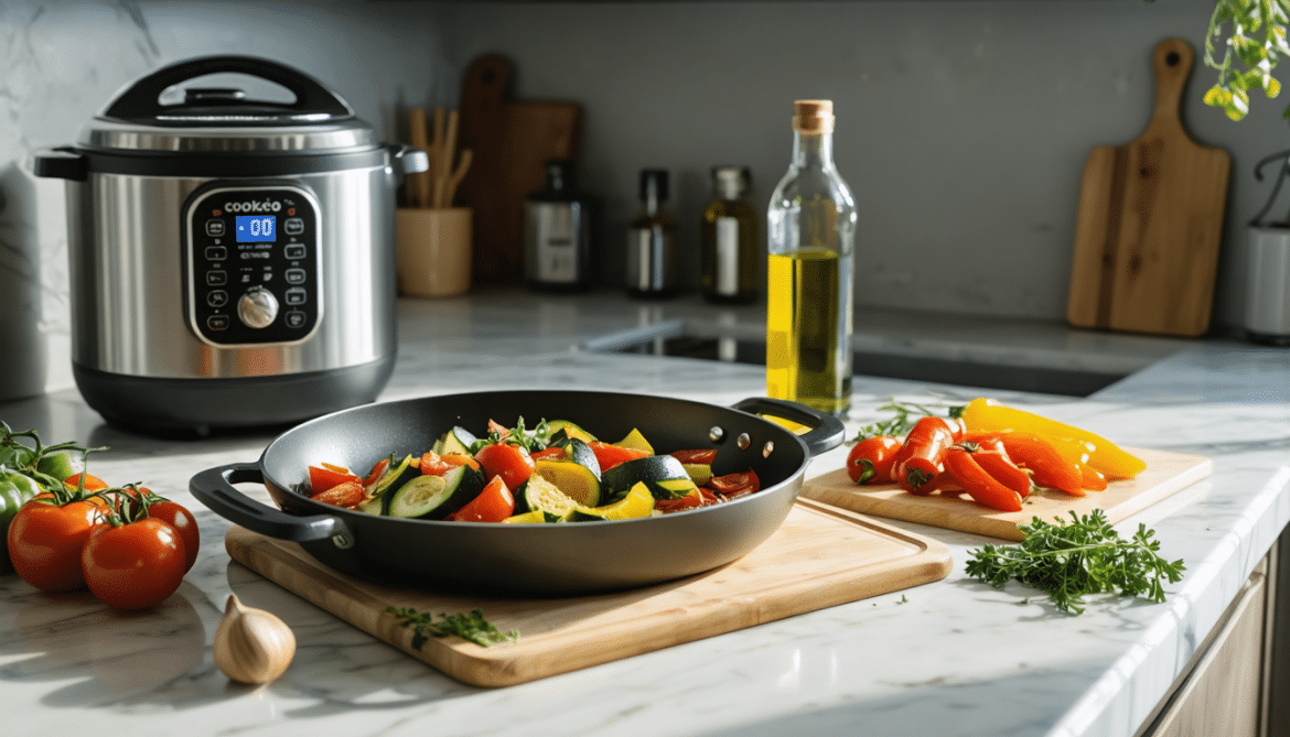 Ratatouille Cookeo : comment adapter cette recette culinaire emblématique à un dîner rapide et sain pour femmes actives ?