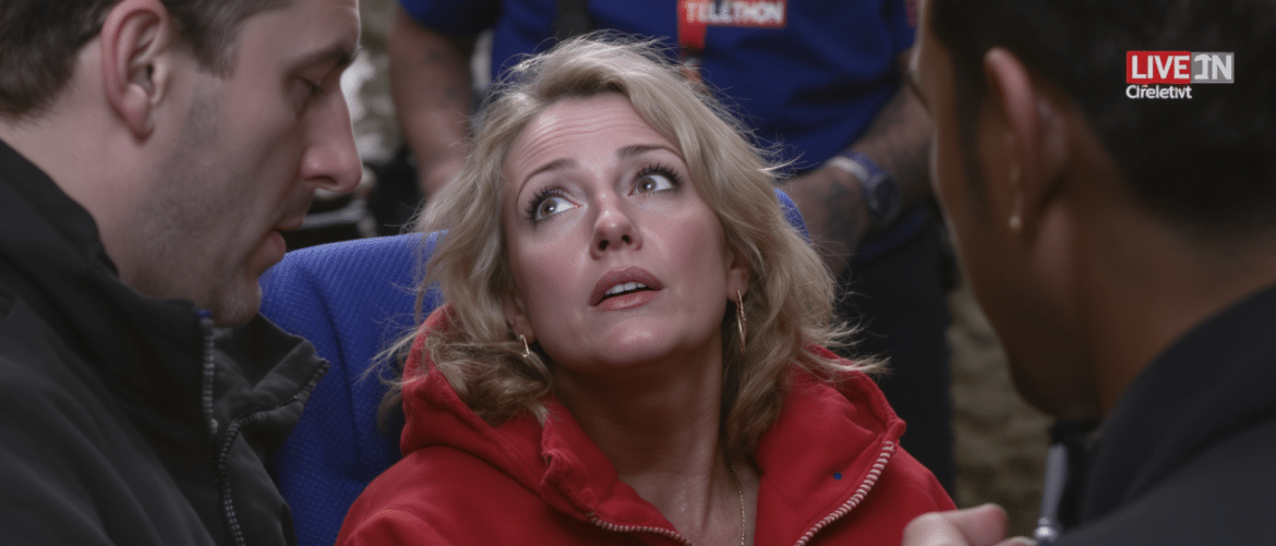 Téléthon 2026 : Sophie Davant victime d&rsquo;une lourde chute en direct, l&rsquo;émotion est palpable