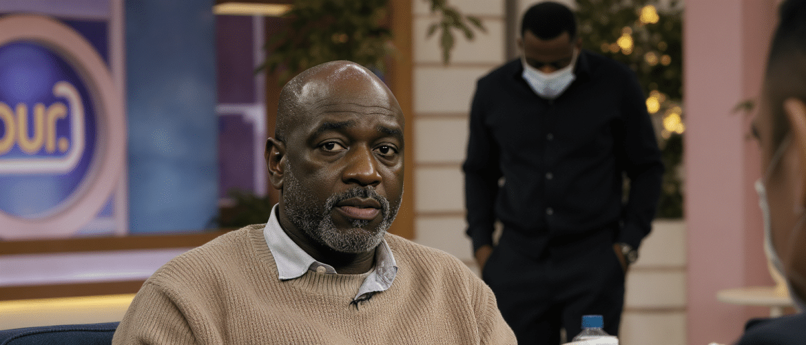 Un homme masqué vient semer le trouble lors de l&rsquo;émission &lsquo;Bonjour&rsquo; de Bruce Toussaint
