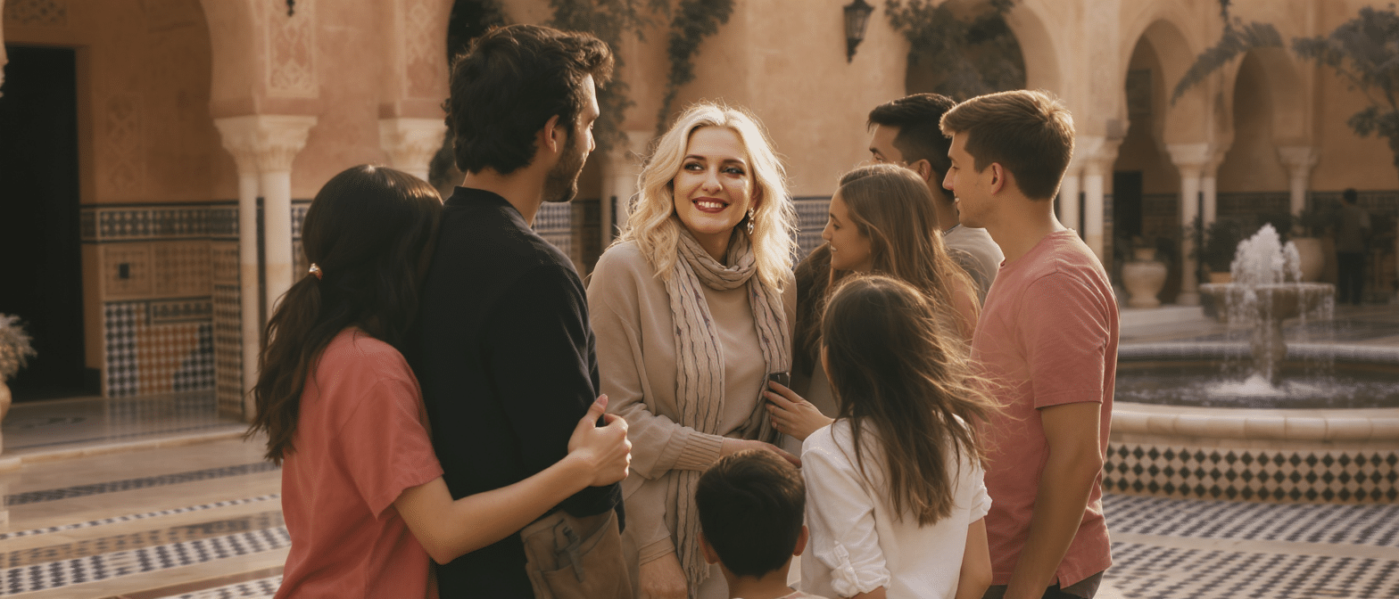 Madonna au Maroc : &agrave; 67 ans, l&rsquo;ic&ocirc;ne pose avec son compagnon et cinq de ses enfants pour f&ecirc;ter 2026