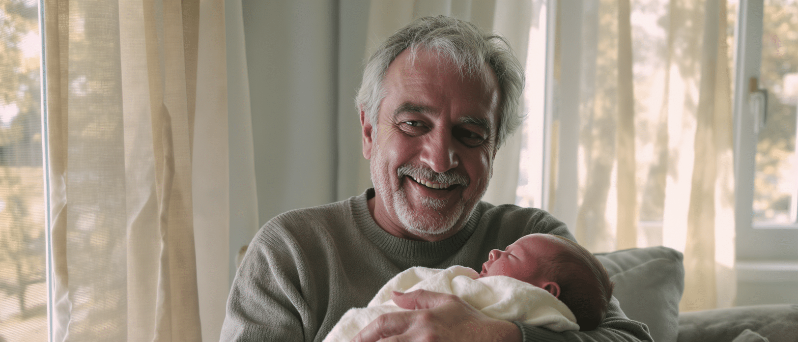 Pascal Bataille, 66 ans, partage la joie d&rsquo;un heureux &eacute;v&eacute;nement : l&rsquo;arriv&eacute;e d&rsquo;un b&eacute;b&eacute;