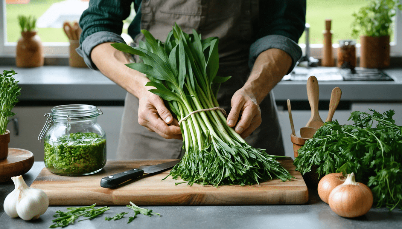 Ail des ours : comment utiliser cette plante sauvage en cuisine et en bien-&ecirc;tre