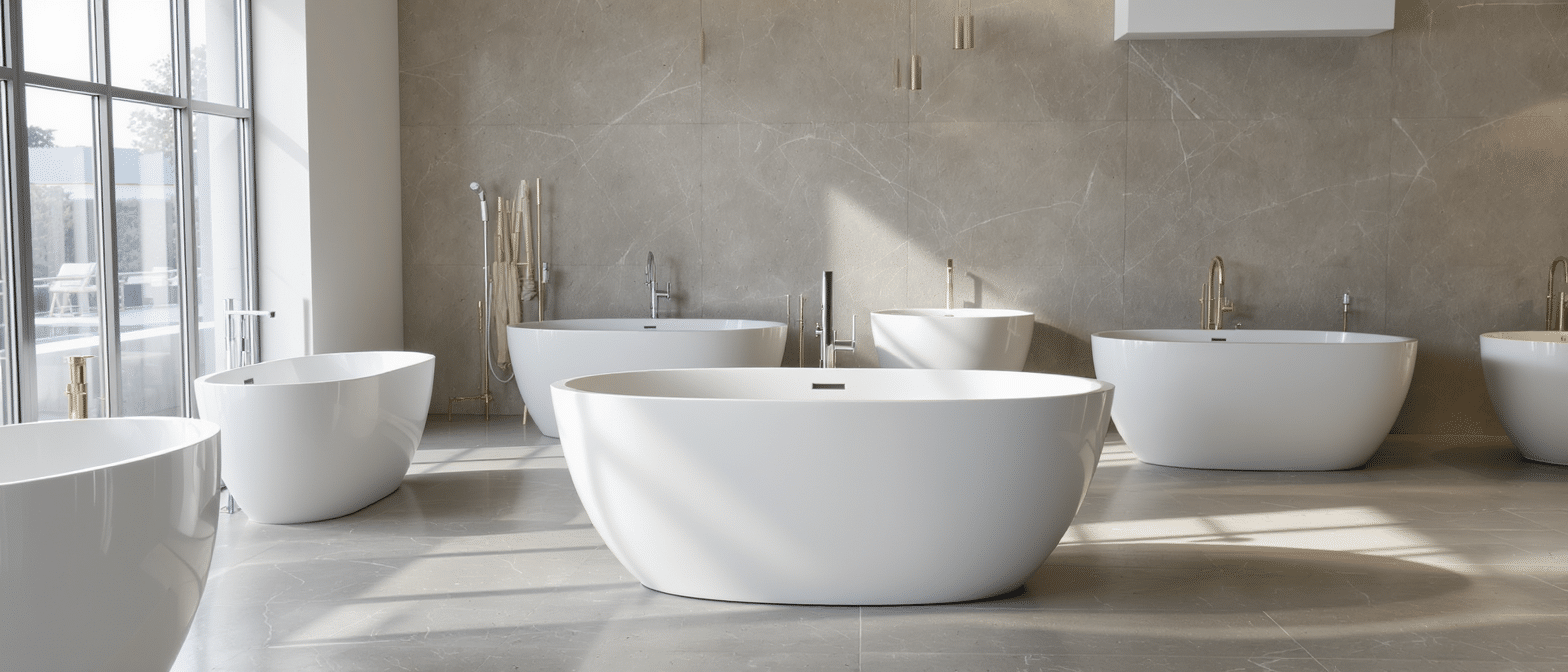 Baignoire ilot : optez pour un style &eacute;l&eacute;gant et moderne dans votre salle de bain