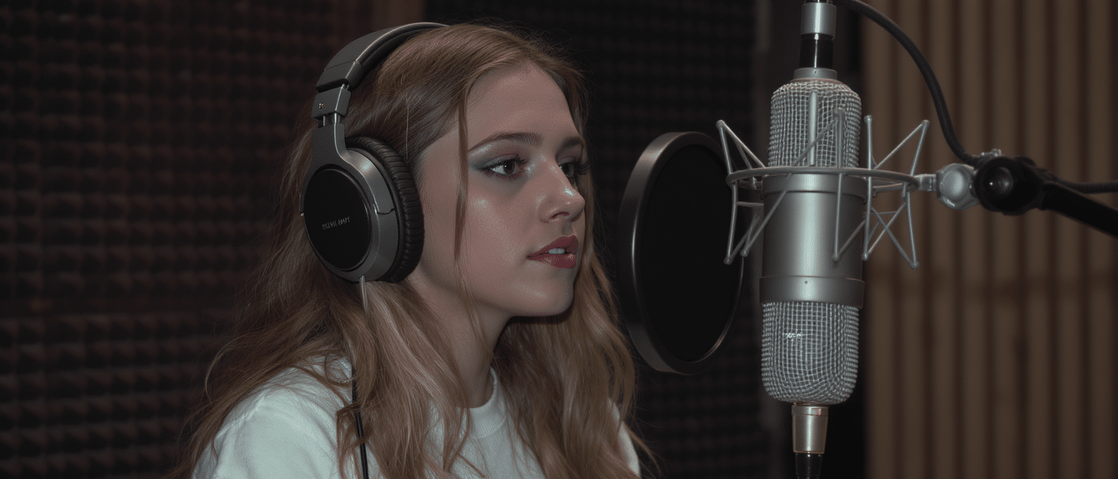 Joy Hallyday, la plus jeune de Johnny, d&eacute;voile ses talents en studio : une surprise musicale inattendue !
