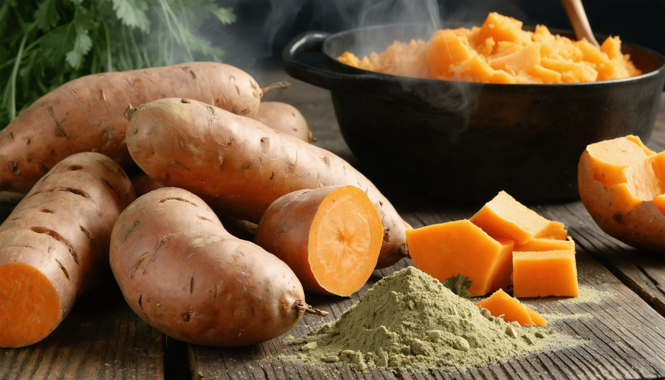 Patate douce : caract&eacute;ristiques nutritionnelles et m&eacute;thodes de cuisson de ce tubercule