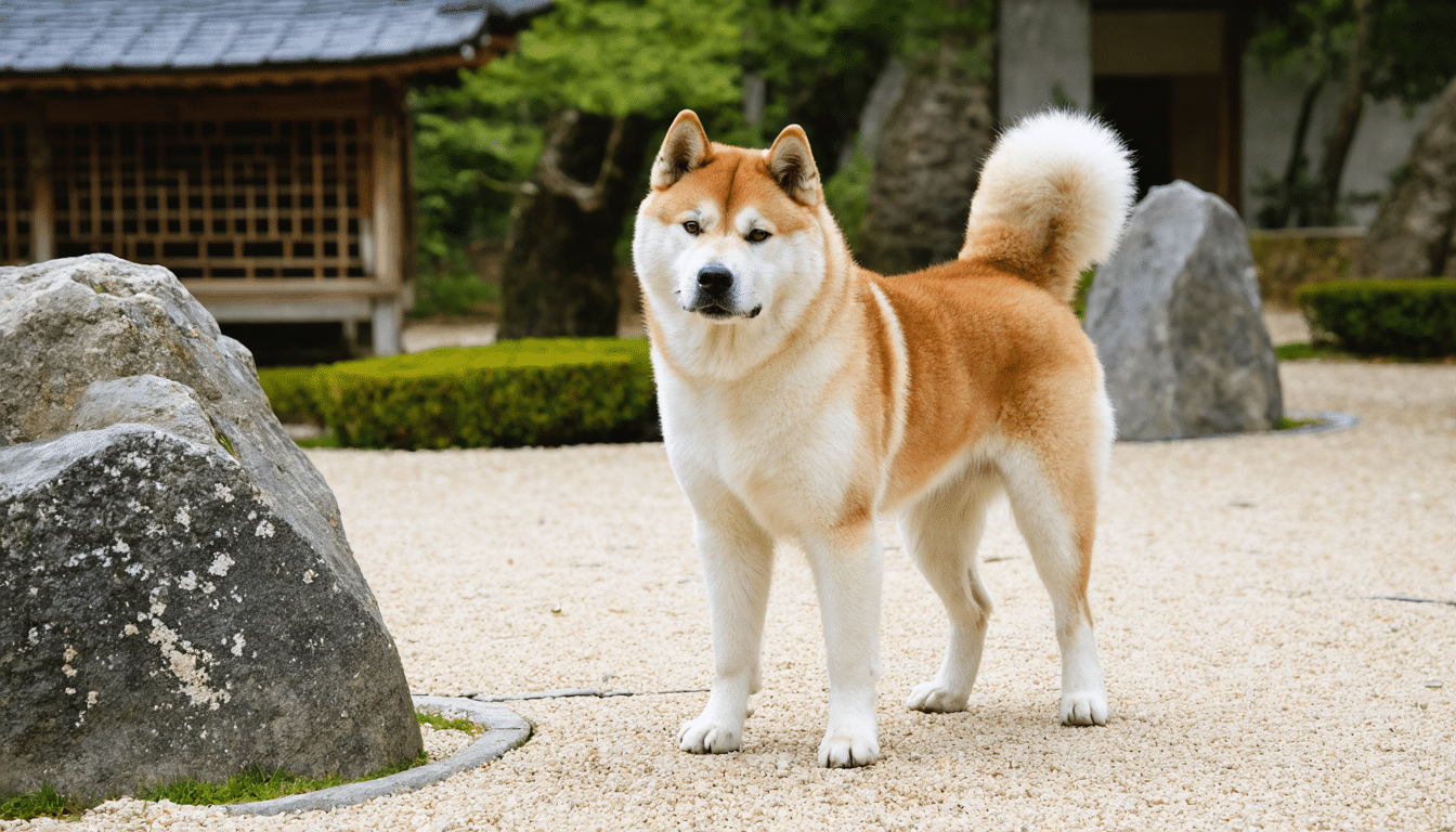 Akita Inu : histoire et caract&eacute;ristiques physiques de cette race canine japonaise