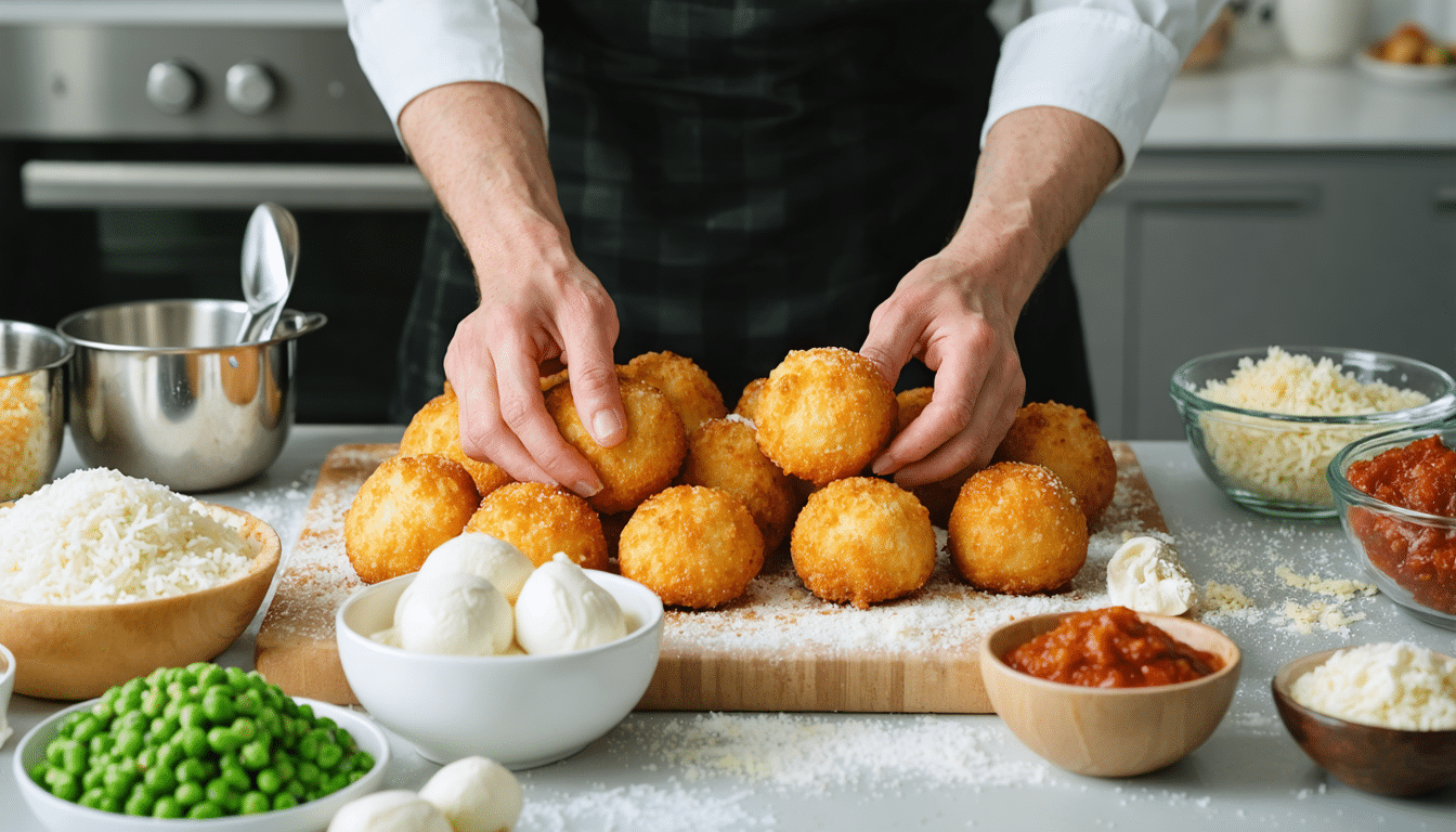 Arancini : secrets de fabrication de ces boules de riz farcies siciliennes