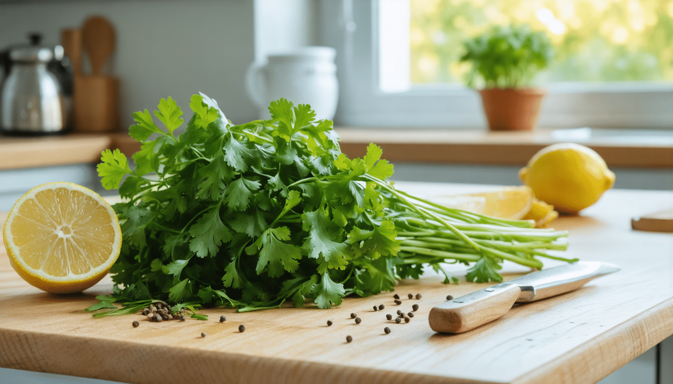 Coriandre : usage en cuisine et bienfaits de cette herbe aromatique