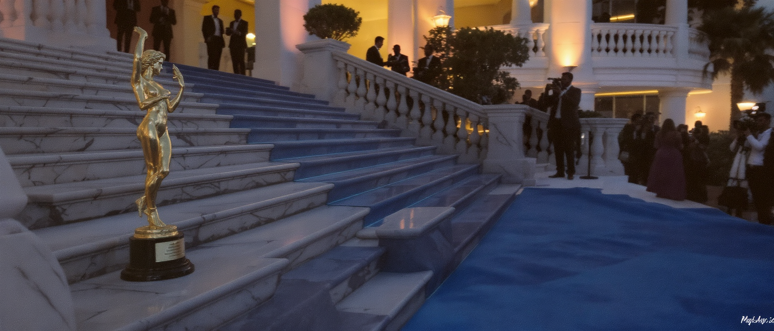 Soirée mouvementée à Monte-Carlo : Michel Drucker, une chute, une nymphe d’honneur et une rencontre inattendue avec Ester Expósito