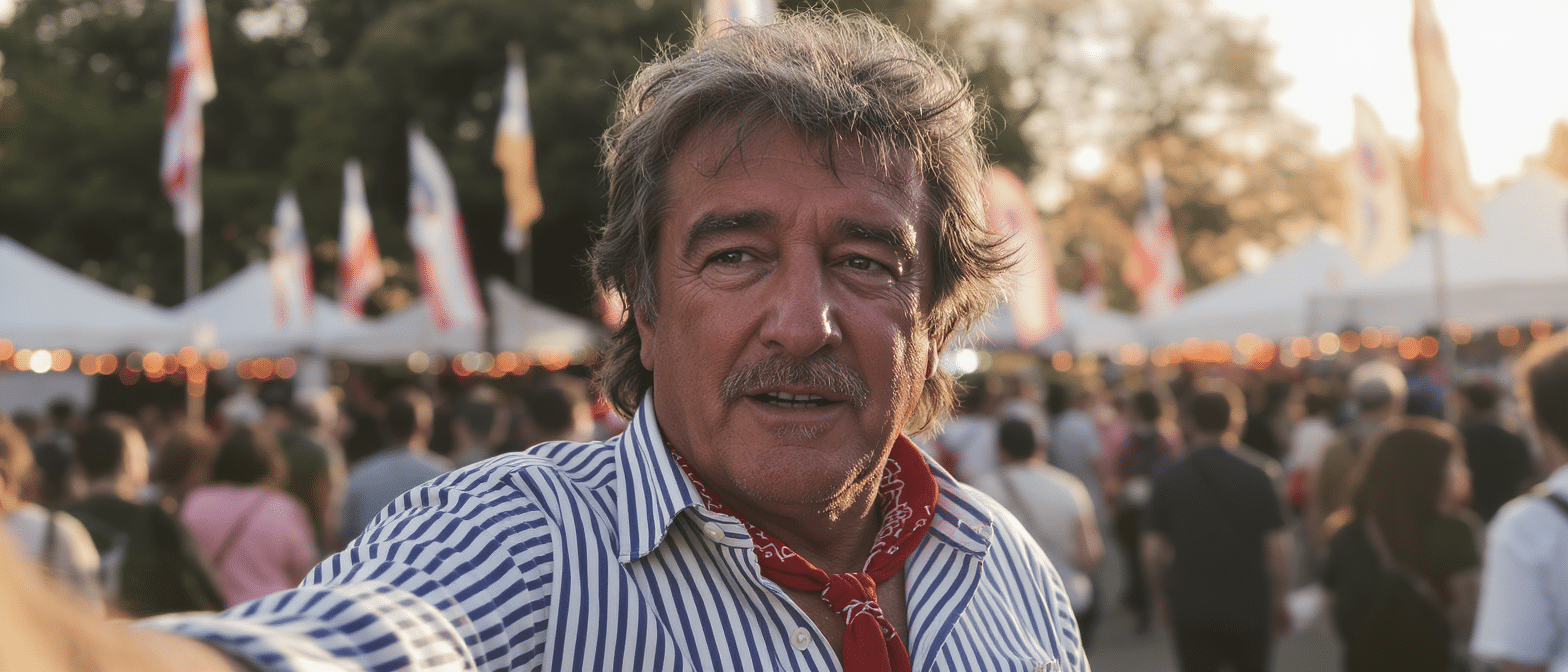découvrez johnny hallyday revisité par passe-partout de fort boyard, la nouvelle étoile du service public qui fait sensation dans les festivals avec son spectacle captivant.