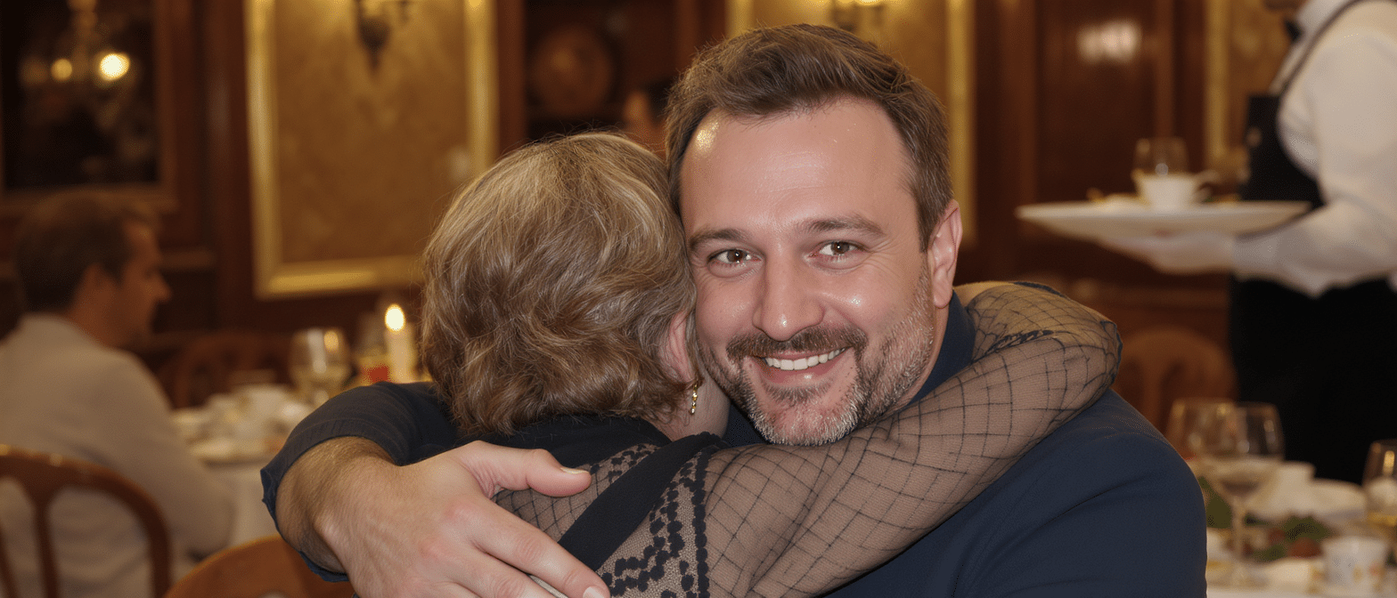 Cyril F&eacute;raud, meurtri par la perte de son p&egrave;re, trouve r&eacute;confort dans les bras de l&rsquo;amour de sa vie, qu&rsquo;il d&eacute;crit comme &laquo; la plus belle du monde &raquo;