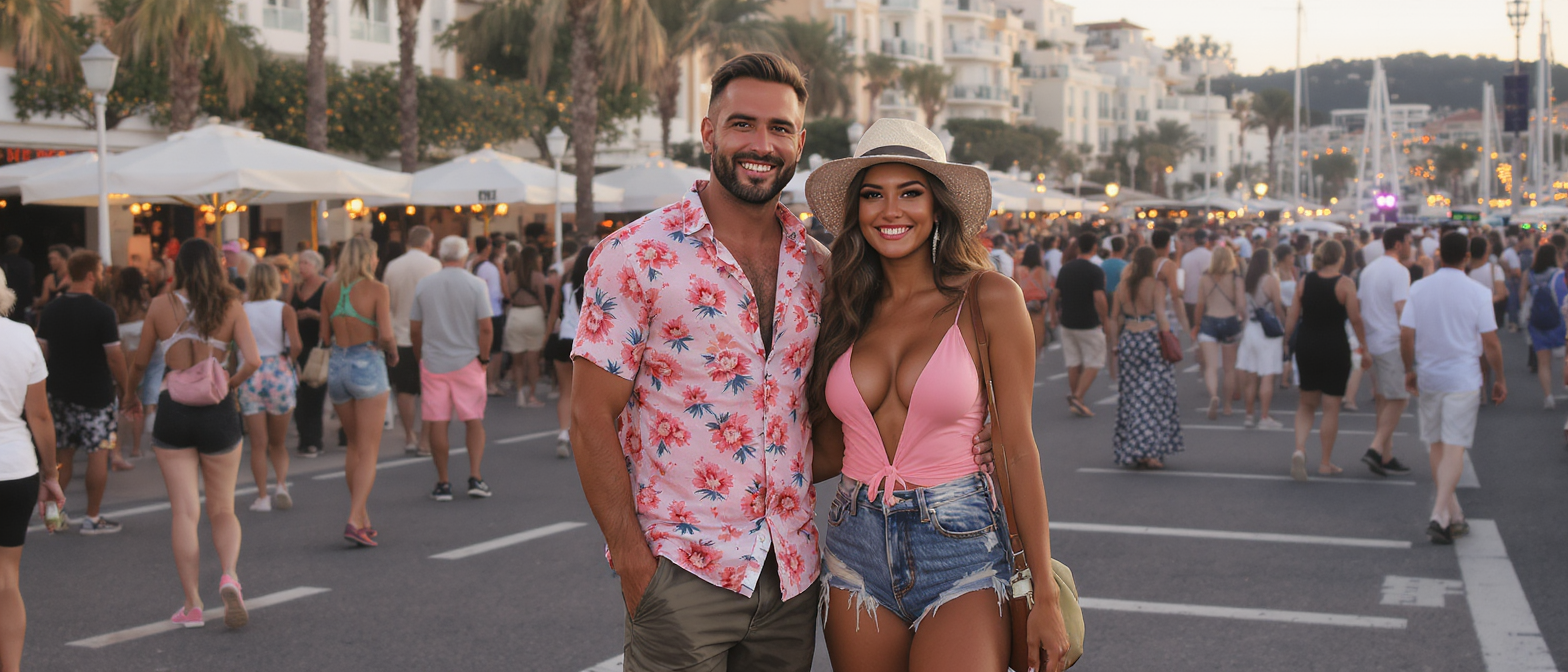 Exclusif Public : Vincent le Proven&ccedil;al de L&rsquo;Amour est dans le pr&eacute; confirme son histoire d&rsquo;amour avec la magnifique M&eacute;lina lors du Bal des Fous &agrave; Cannes