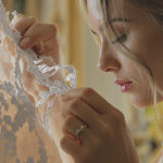 Thylane Blondeau r&eacute;v&egrave;le les secrets de fabrication de sa robe de mari&eacute;e Miu Miu : un chef-d&rsquo;&oelig;uvre en dentelle n&eacute;cessitant 240 heures de travail
