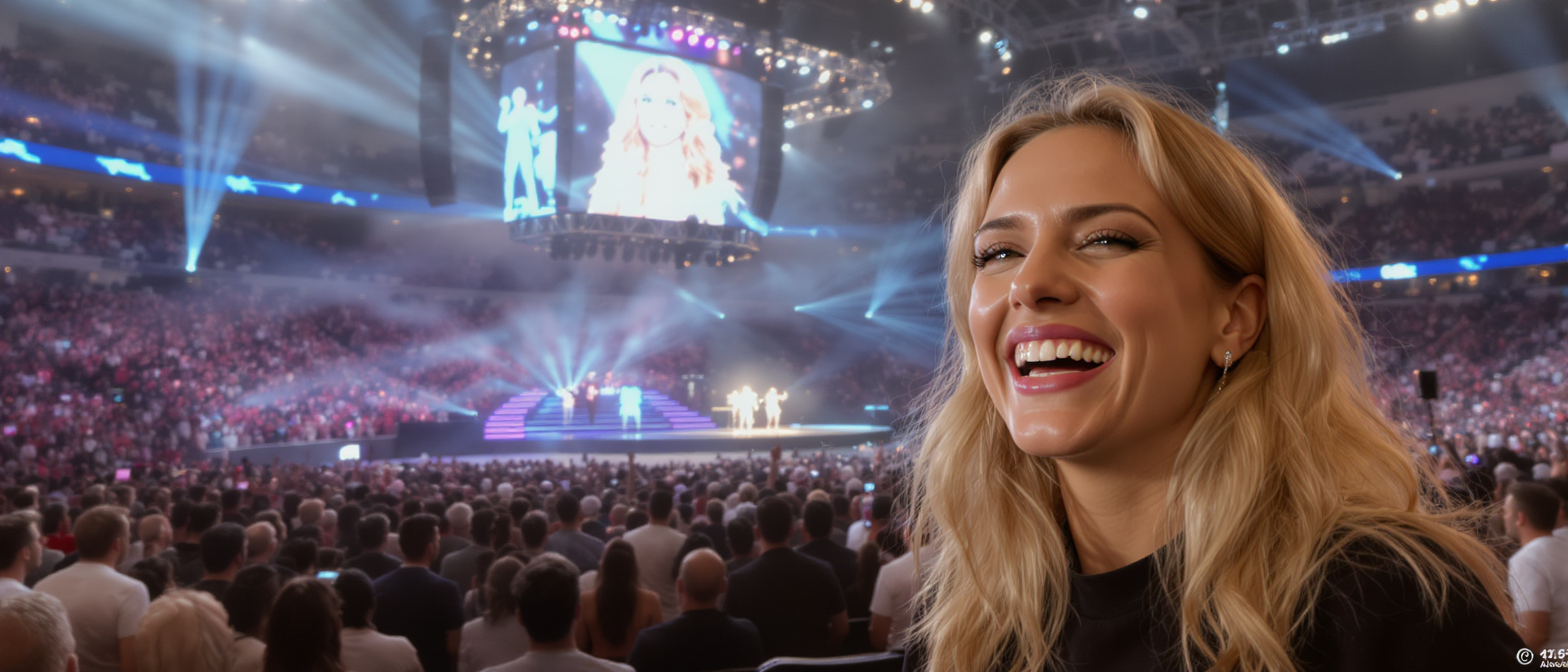 Chlo&eacute; Jouannet se l&acirc;che en plein concert de C&eacute;line Dion : &laquo; Je suis une bouffonne &raquo;, un moment cocasse digne d&rsquo;Alexandra Lamy