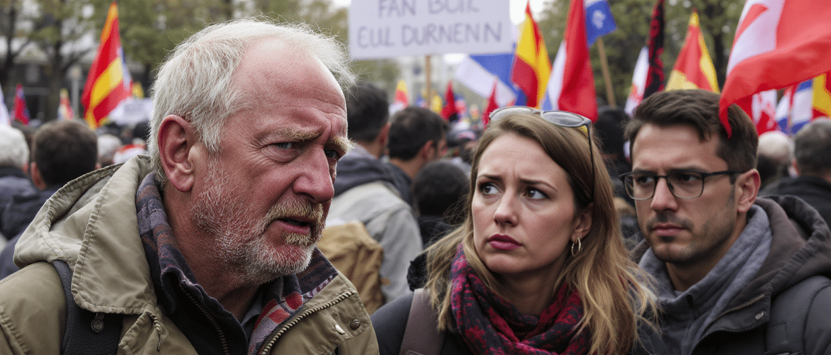 Rapha&euml;l Glucksmann conspu&eacute; lors d&rsquo;une manifestation appuy&eacute;e par Alexandra Lamy et Flavie Flament : quand le soutien vire &agrave; l&rsquo;humiliation