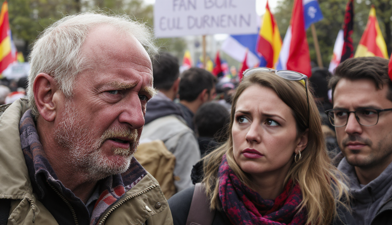 Rapha&euml;l Glucksmann conspu&eacute; lors d&rsquo;une manifestation appuy&eacute;e par Alexandra Lamy et Flavie Flament : quand le soutien vire &agrave; l&rsquo;humiliation
